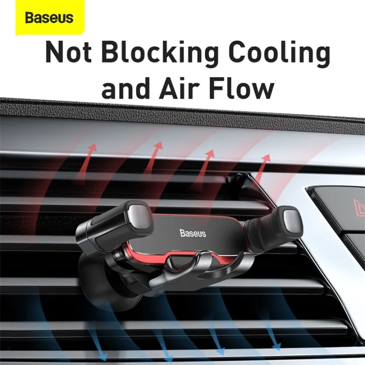 Baseus Car Phone Holder for Car Air Vent Mount - Image 2