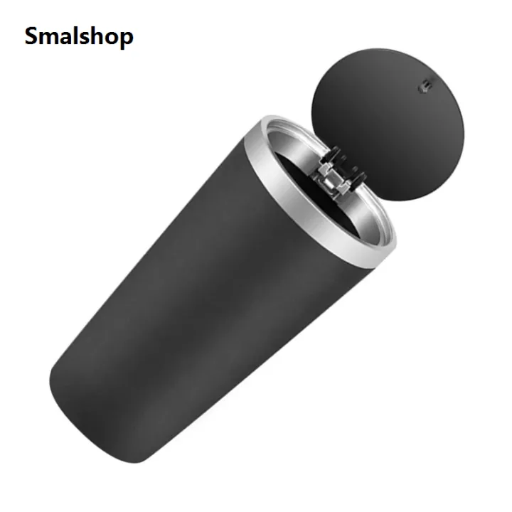 Auto Garbage Bin Ashtray Leak-proof Car Cup Holder Trash Can with Cover Storage Box Bucket Waterproof Acessory - Image 2