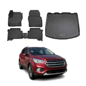 2013-2019-ford-escape-floor-mats-cargo-liner-full-set-all-weather-black