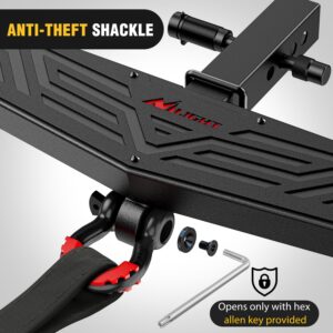 Nilight Hitch Step 2" Receiver Universal with Anti-Theft D-Ring Shackle