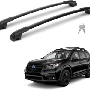 300Lbs Lockable Roof Rack Crossbars Compatible with Subaru Ascent 2019-2026